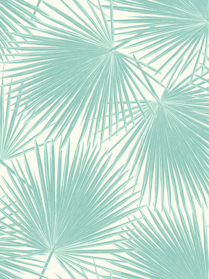 Aruba Powder Blue and White by Seabrook Wallpaper Tortuga United States 60.75 36" 27" - Fabric Carolina -
