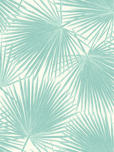 Aruba Powder Blue and White by Seabrook Wallpaper