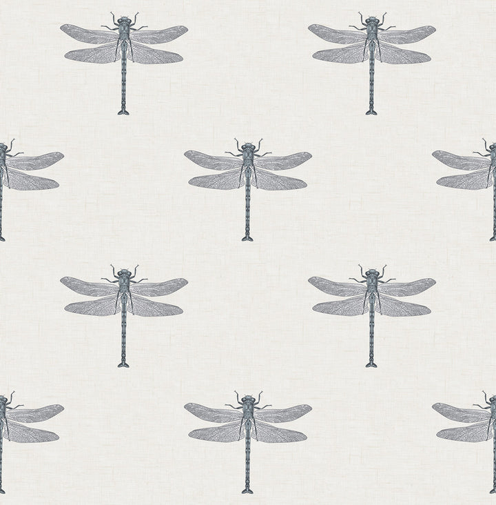 Catalina Off-White, Black, and Metallic Silver by Seabrook Wallpaper Tortuga United States 56.05 10.4" 20.5" - Fabric Carolina -