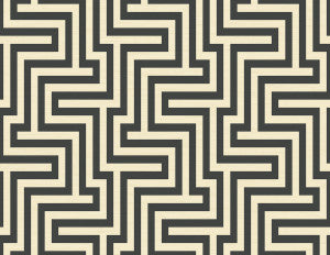 Martinique Black and Off-White by Seabrook Wallpaper