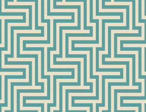 Martinique Sea Green and White by Seabrook Wallpaper