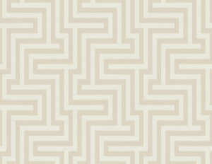 Martinique Tan and White by Seabrook Wallpaper