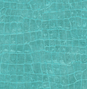 Curacao Aqua Blue by Seabrook Wallpaper