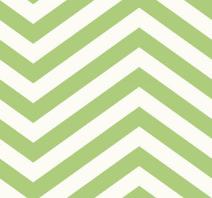 Jamaica Chevron Lime Green and White by Seabrook Wallpaper
