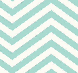 Jamaica Chevron Mist Green and Off-White by Seabrook Wallpaper