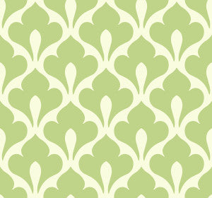 Grenada Lime Green and White by Seabrook Wallpaper