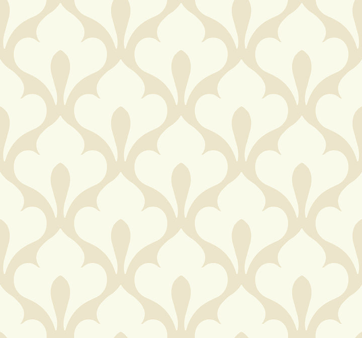 Grenada Cream and Off-White by Seabrook Wallpaper Tortuga United States 60.75 8.4" 27" - Fabric Carolina -