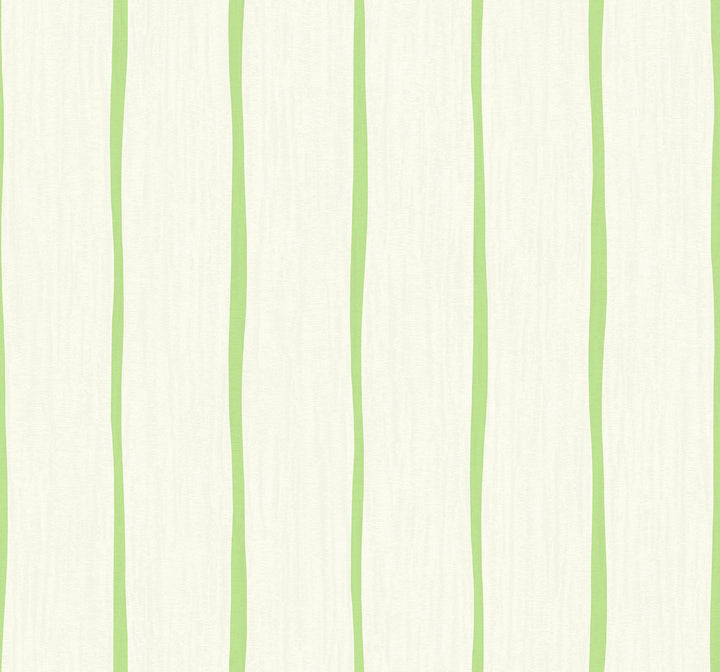 Aruba Stripe Apple Green and Off-White by Seabrook Wallpaper Tortuga United States 60.75 0" 27" - Fabric Carolina -