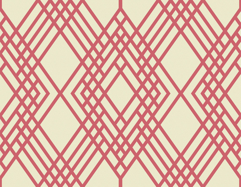 Cayman Off-White and Rose by Seabrook Wallpaper Tortuga United States 60.75 20.87" 27" - Fabric Carolina -