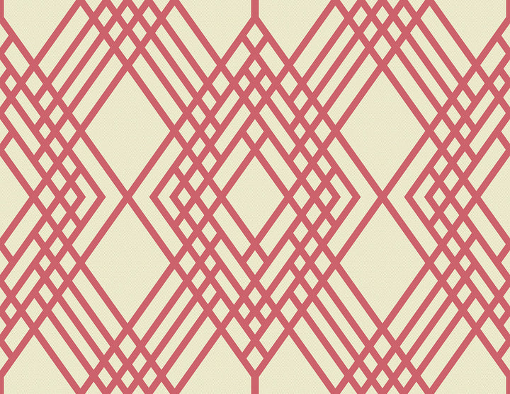 Cayman Off-White and Rose by Seabrook Wallpaper Tortuga United States 60.75 20.87" 27" - Fabric Carolina -