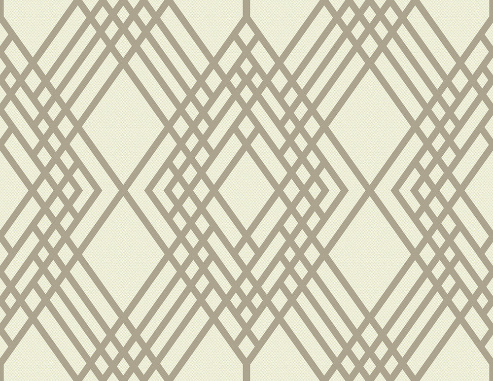 Cayman Beige and Off-White by Seabrook Wallpaper Tortuga United States 60.75 20.87" 27" - Fabric Carolina -