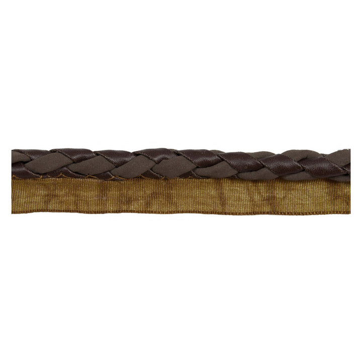 Braided Leather Cord Wlip Pony by Kravet Design Trim BIG SKY COLLECTION POLYVINYL COTTON - 46%;COTTON - 22%;POLYURETHANE - 15%;POLYESTER - 13%;VISCOSE - 4% India LIGHT Horizontal: 0 and Vertical: 0 0.5 - Fabric Carolina -