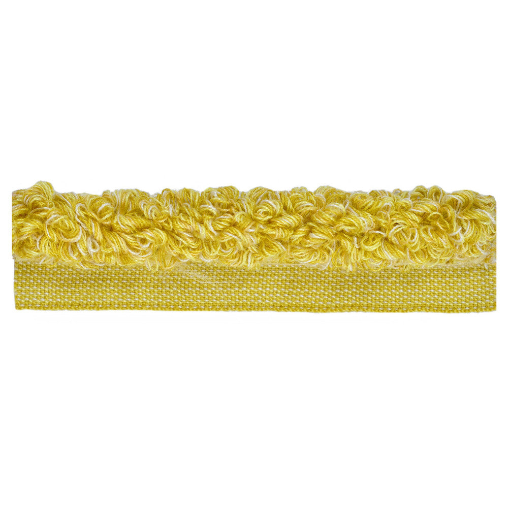 Aloha Rouche Lemonade by Kravet Design Trim - ACRYLIC - 100% France LIGHT Horizontal: 0 and Vertical: 0 0.5 - Fabric Carolina -