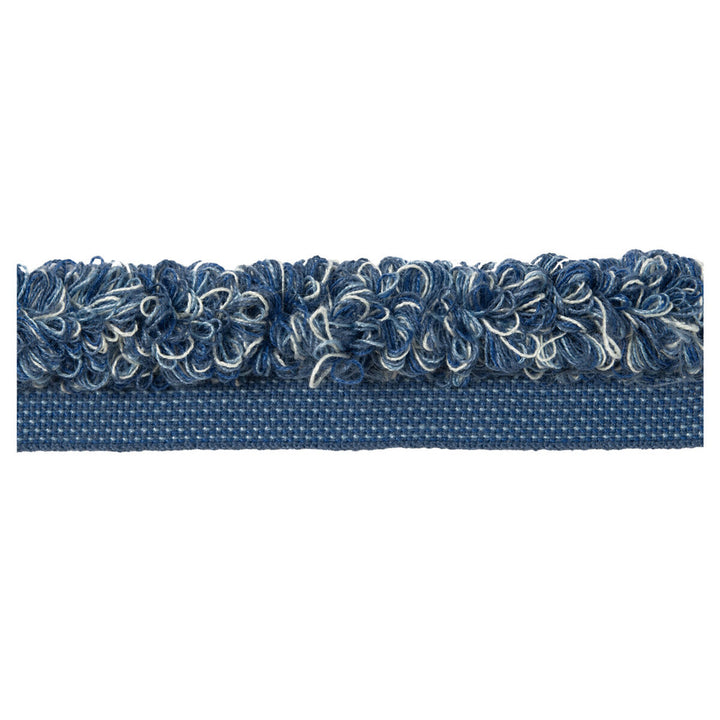 Aloha Rouche Seaport by Kravet Design Trim - ACRYLIC - 100% France LIGHT Horizontal: 0 and Vertical: 0 0.5 - Fabric Carolina -