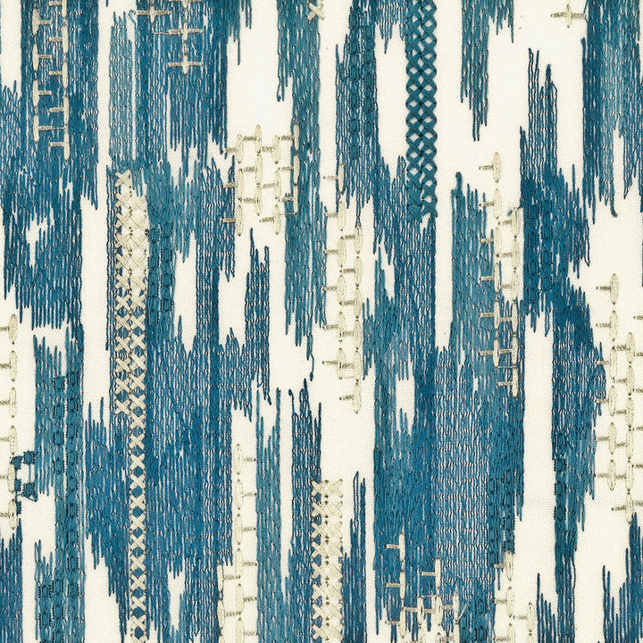 Tabbouleh 1 Lake by Aoc Fabric Aoc Fabric Tabbouleh 1 LakeFabric RAINBOW LIBRARY OCEAN/FEDERAL INDIA </p><p>Repeat: H: 6.500, V: 15.125 51 in - Fabric Carolina -