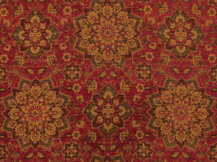 Tabriz Raspberry Truffl 348 by Covington Designer Fabric 100% POLYESTER CHN 50000 Horizontal: 27.75 and Vertical: 29.25 57 - Swanky Fabrics -
