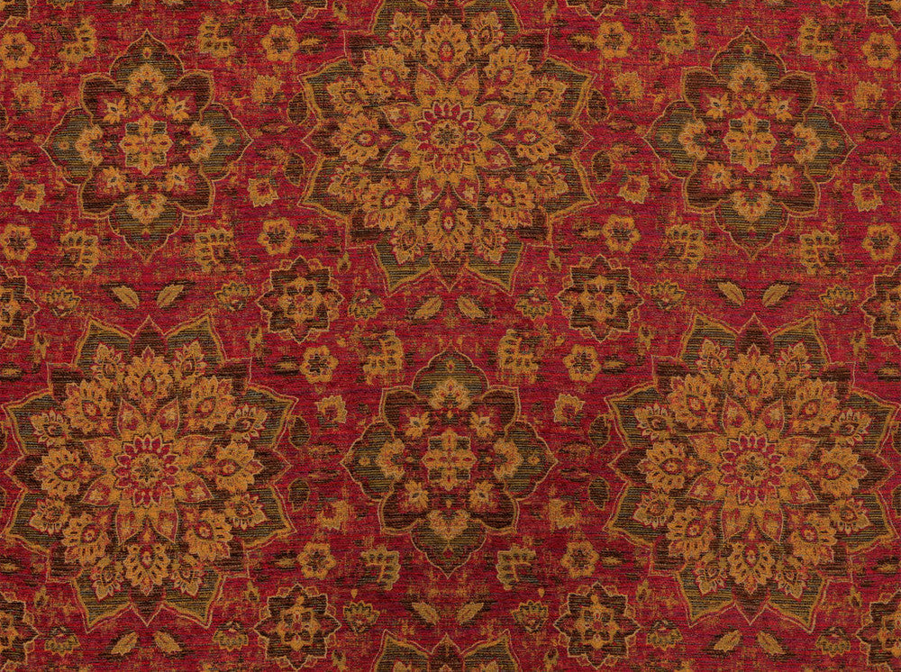 Tabriz Raspberry Truffl 348 by Covington Fabric our website for purchase 100% Polyester China 50000 Horizontal: 27.75" and Vertical: 29.25" 58" - Fabric Carolina -