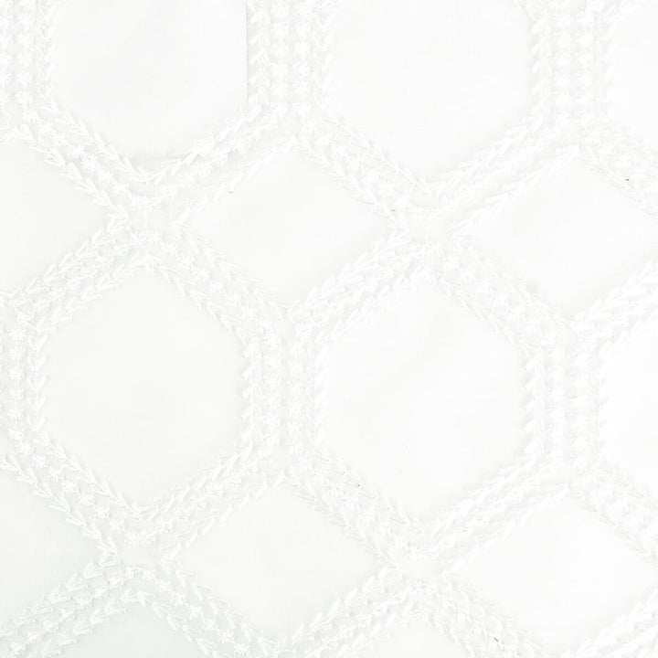 Tailspin 1 Bone by Stout Fabric Color My Window Frost/Alabaster 100% Polyester Polyester Embroidery INDIA FLAME RETARDANT-CA BULLETIN 117-SECTION E FLAME RETARDANT-U.F.A.C. CLASS 1 (OR A) Horizontal: 2.625 and Vertical: 3.25 52 in - Fabric Carolina -