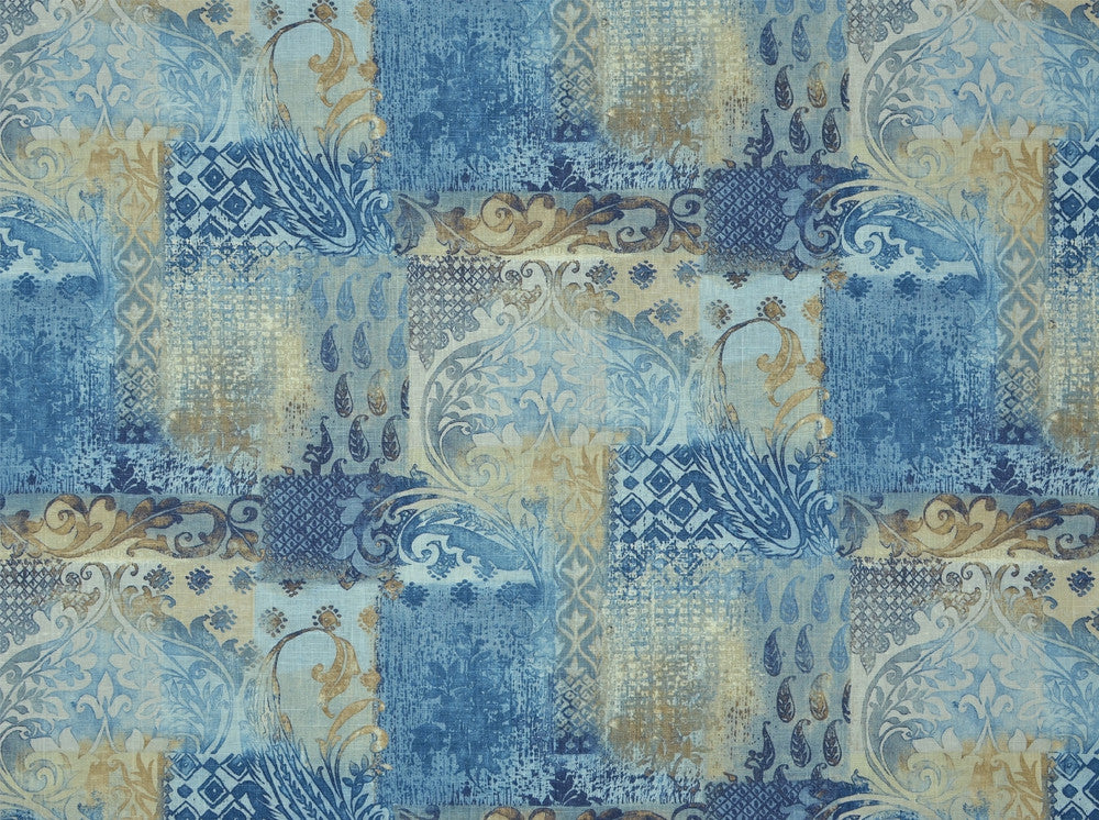 Talia 58 Harbor by Covington Fabric 55% LINEN, 45% VISCOSE China 12000 Horizontal: 36.25 and Vertical: 25.25 57 - Fabric Carolina -