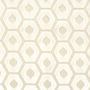 Tambourine 3 Eggshell by Stout Fabric