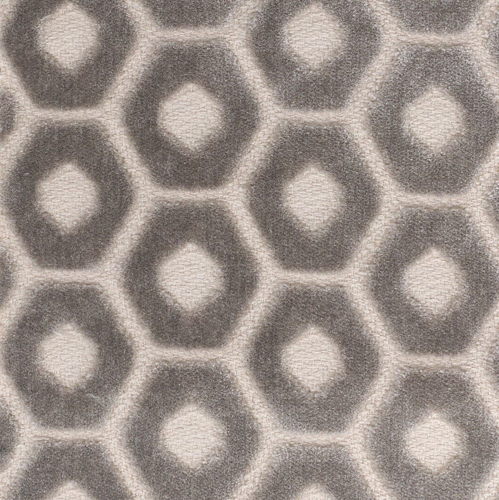 Tambourine 4 Grey by Stout Fabric Stout Fabric Tambourine 4 GreyFabric PILED HIGH VELVETS 88%SVI 12%POL INDIA </p><p>Repeat: H: 2.500, V: 1.750 56 in - Fabric Carolina -