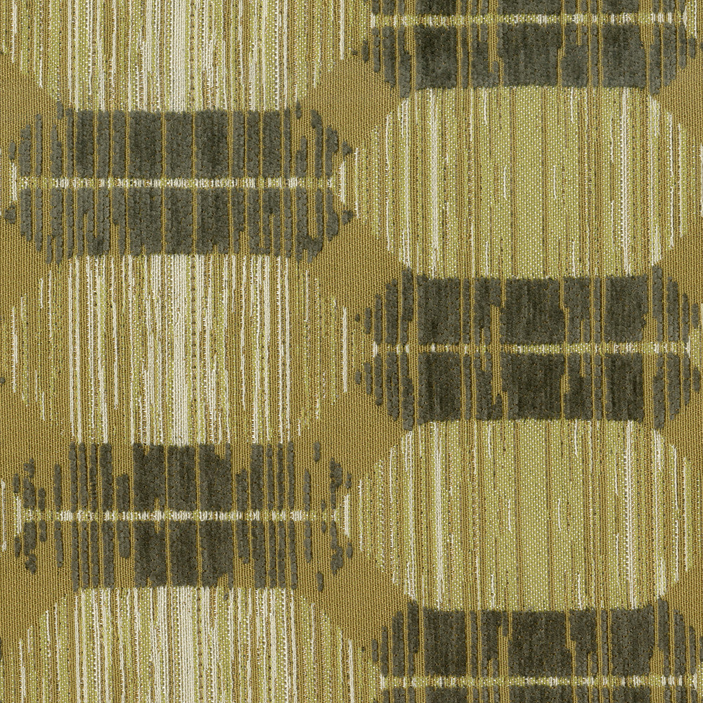 Equater 22 Wasabi by ABBEYSHEA Designer Fabric 100% Polyester China 35,000 Double Rubs (Wyzenbeek) </p><p>Repeat: Horizontal: 27" (68.58) Up the Roll and Vertical: 27" (68.58 cm) Across the Roll 54" (137 cm) - Swanky Fabrics -