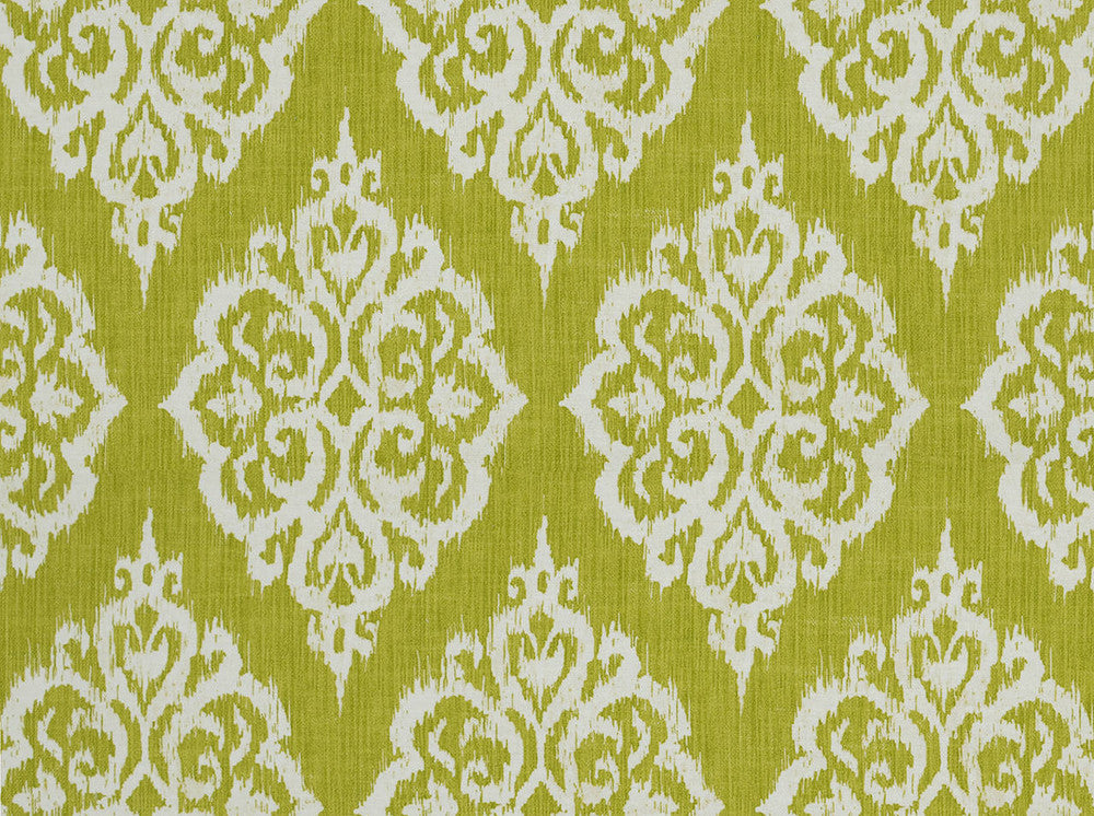 Tangier Lime 282 by Covington Fabric our website for purchase 75% Cotton/25% Linen China 12000 Horizontal: 13.5" and Vertical: 25.25" 54" - Fabric Carolina -