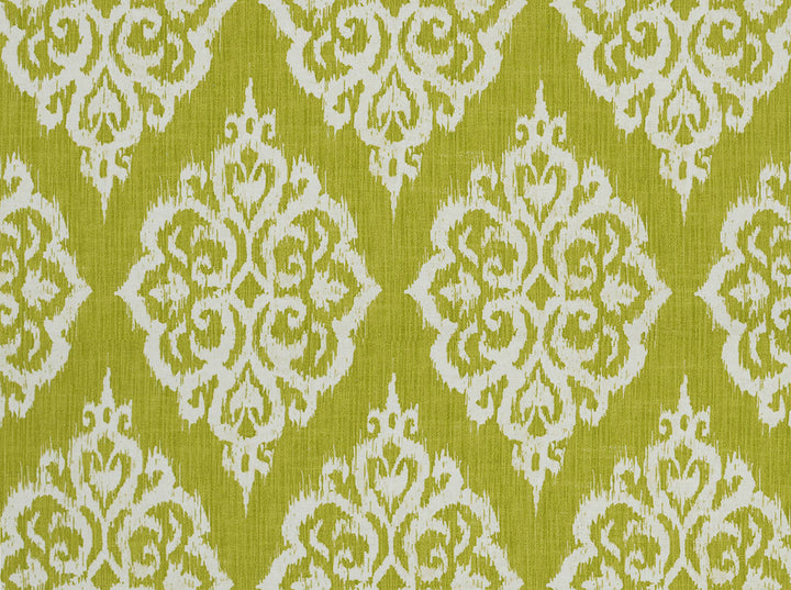 Tangier Lime 282 by Covington Fabric our website for purchase 75% Cotton/25% Linen China 12000 Horizontal: 13.5" and Vertical: 25.25" 54" - Fabric Carolina -