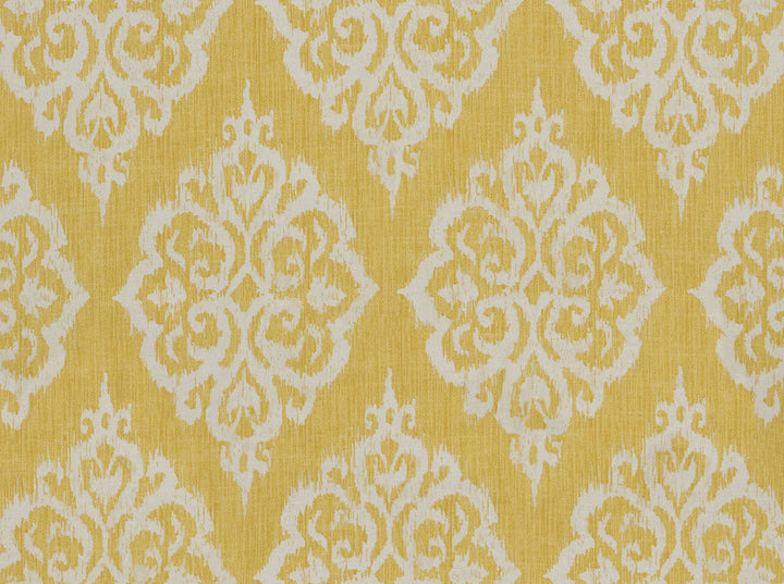 Tangier Empire Gold 820 by Covington Fabric our website for purchase 75% Cotton/25% Linen China 12000 Horizontal: 13.5" and Vertical: 25.25" 54" - Fabric Carolina -