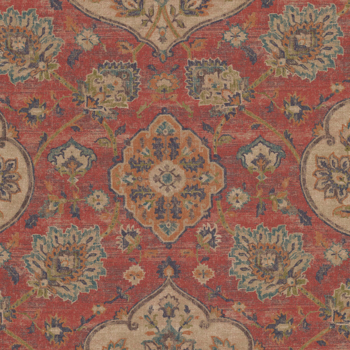 Tapped 2 Crimson by Stout Fabric Stout Fabric Tapped 2 CrimsonFabric Comfortable Living Blossom/Sienna 100%Pol China </p><p>Repeat: H: 13.5, V: 0 54 in - Fabric Carolina -