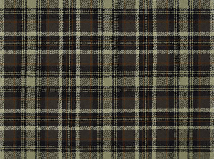 Tartan Plaid Jet Black 93 by Covington Designer Fabric 55" 100% COTTON Turkey Horizontal: 0 and Vertical: 0 55 - Swanky Fabrics -