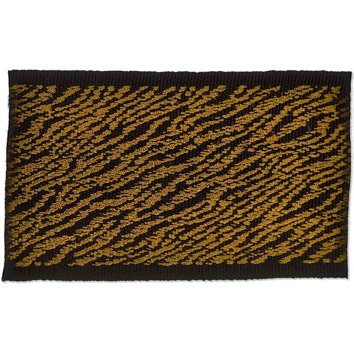 Tarzan 6 Black/Camel by Stout Trim Stout Trim Tarzan 6 Black/CamelTrim HARMONY TRIM 54%POL 46%SVI CHINA </p><p>Repeat: H: 0.000, V: 0.000 2.5 in - Fabric Carolina -