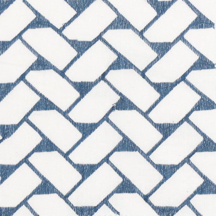 Tattled 1 Sapphire by Stout Fabric Stout Fabric Tattled 1 SapphireFabric Color My Window Aqua/Harbor 52%Lin 48%Cot %Pemb India </p><p>Repeat: H: 3, V: 0 50 in - Fabric Carolina -