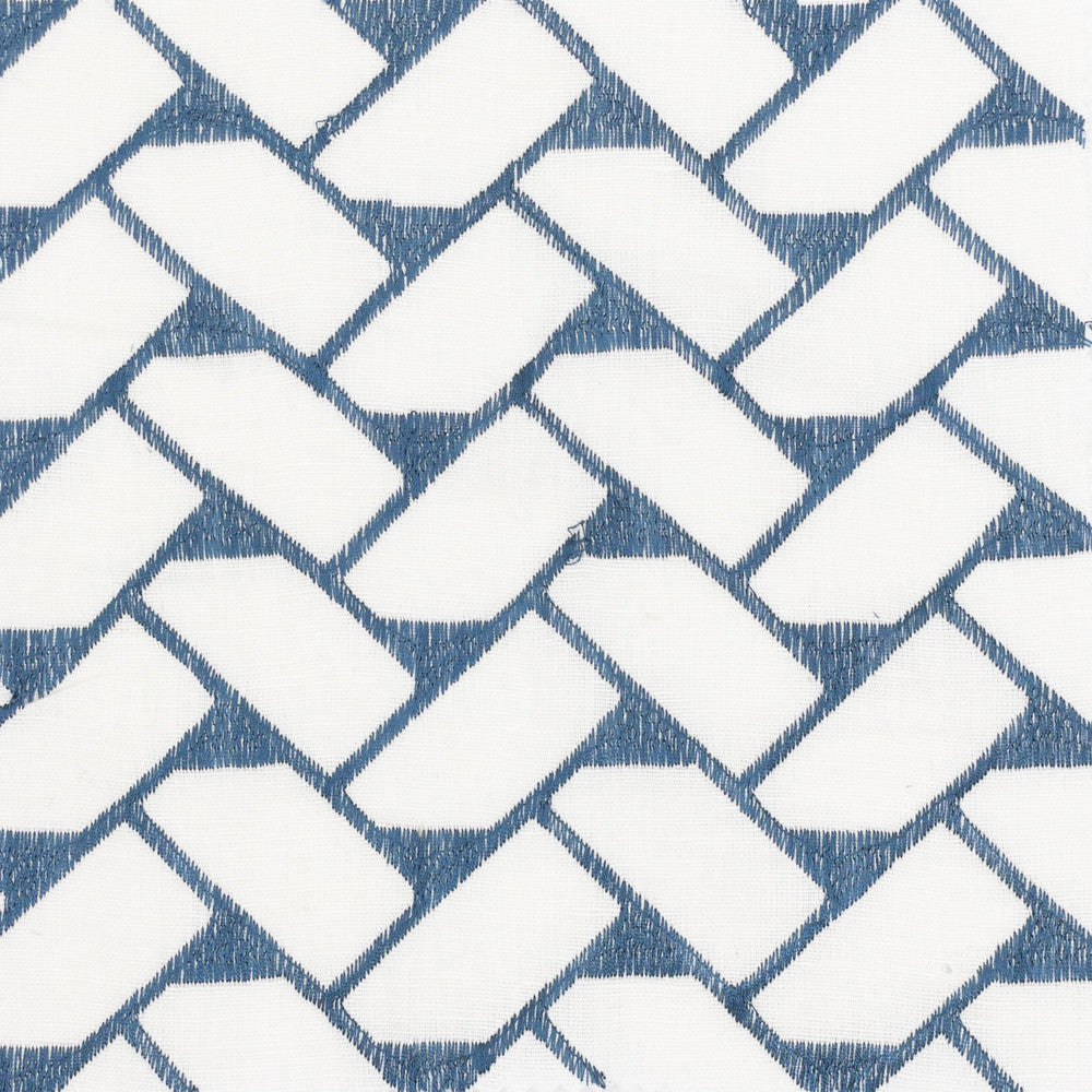 Tattled 1 Sapphire by Stout Fabric Stout Fabric Tattled 1 SapphireFabric COLOR MY WINDOW AQUA/HARBOR 52%LIN 48%COT %PEMB INDIA </p><p>Repeat: H: 3.000, V: 1.500 50 in - Fabric Carolina -