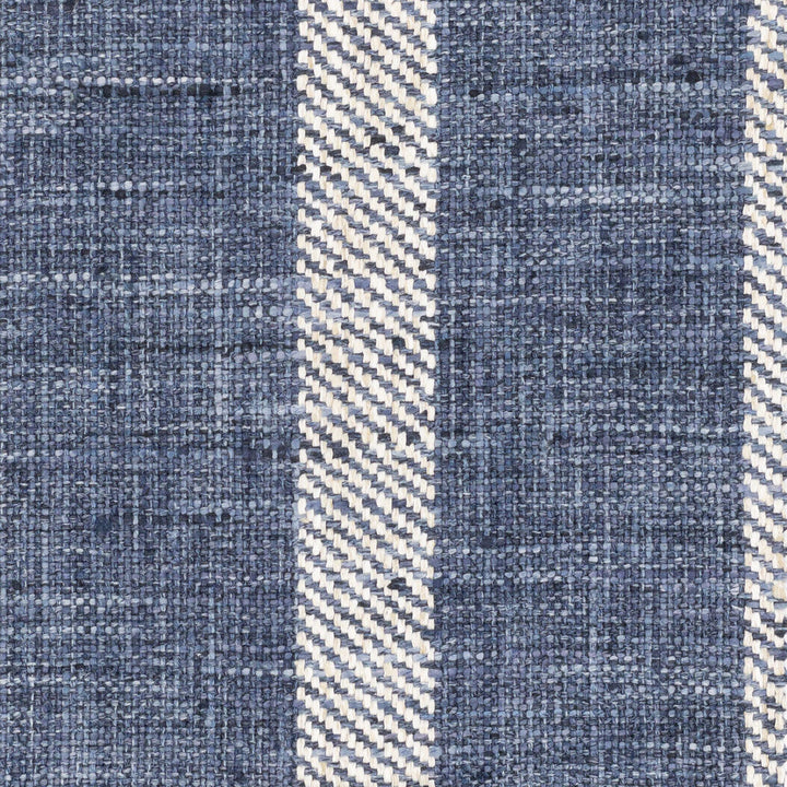 Tauton 2 Ink by Stout Designer Fabric RAINBOW LIBRARY BLUEBERRY/DENIM 100%POL INDIA CATB 117-2013 Horizontal: 3.375 and Vertical: 0.000 54 in - Swanky Fabrics -