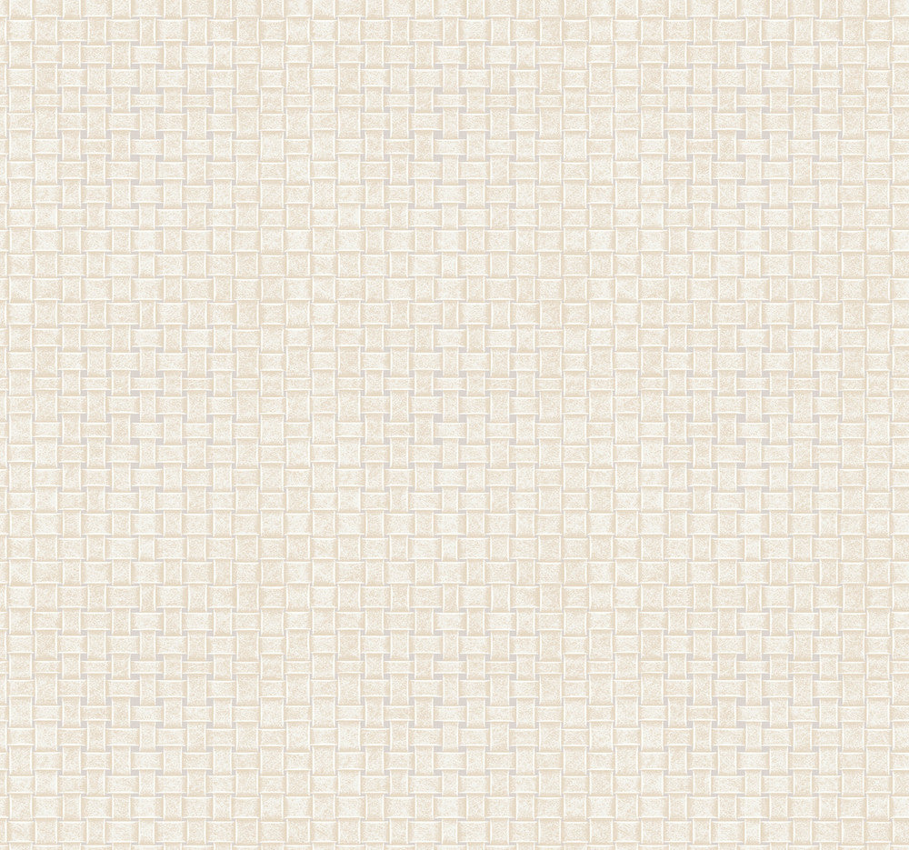 Paradise Island Weave Beige Wallpaper by York Wallcoverings Tropics Resource Library Covers about 60.8 square feet 27-in by 27-ft long roll Prepasted 25.25 - Fabric Carolina -