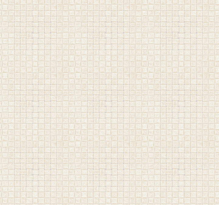 Paradise Island Weave Beige Wallpaper by York Wallcoverings Tropics Resource Library Covers about 60.8 square feet 27-in by 27-ft long roll Prepasted 25.25 - Fabric Carolina -