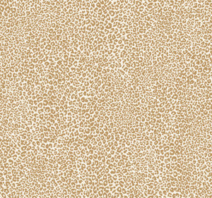 Leopard King Gold Wallpaper by York Wallcoverings