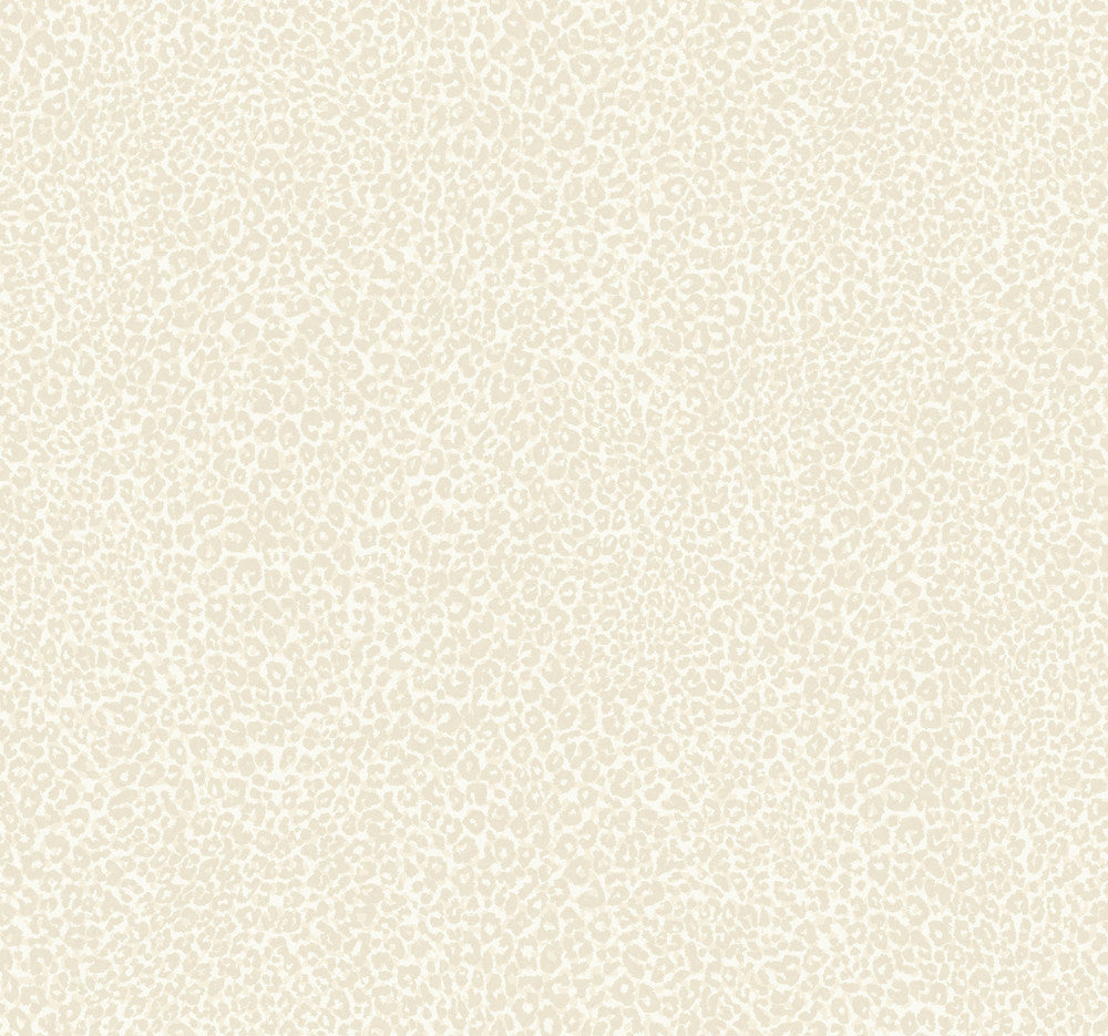 Leopard King Cream Wallpaper by York Wallcoverings Tropics Resource Library Covers about 60.8 square feet 27-in by 27-ft long roll Prepasted 25.25 - Fabric Carolina -
