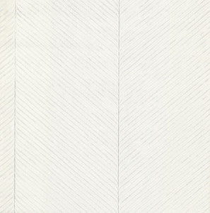 Palm Chevron White & Silver Wallpaper by York Wallcoverings