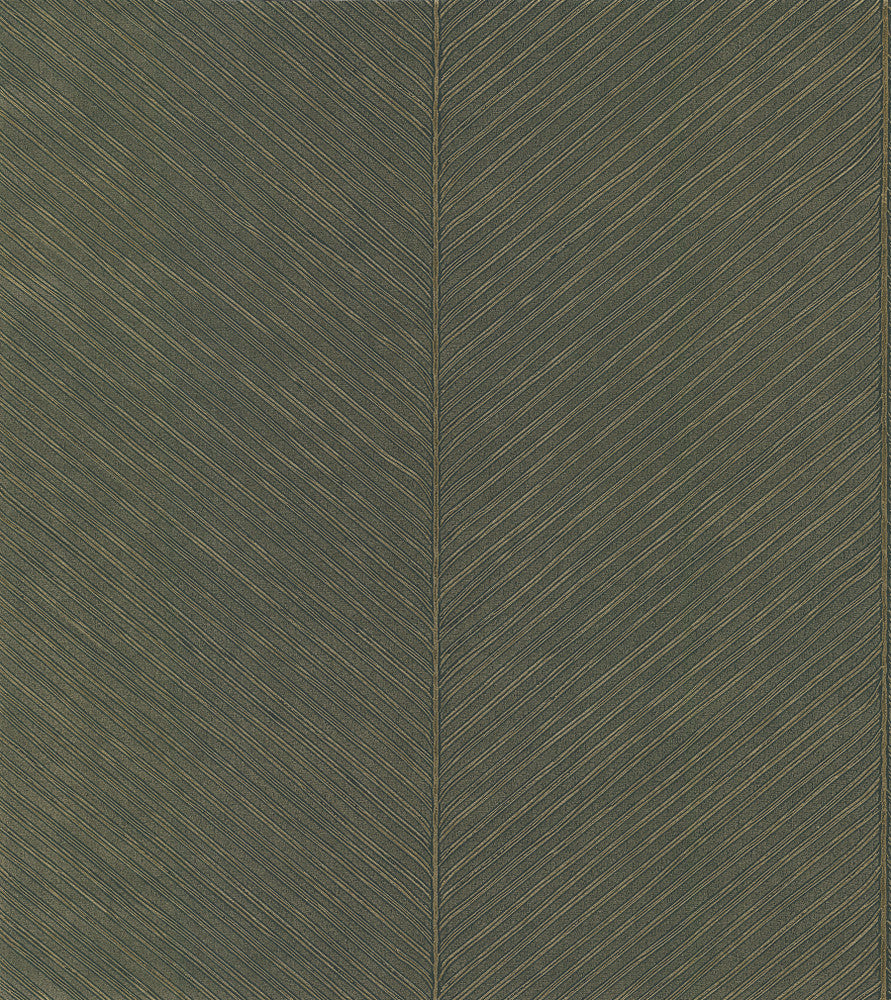 Palm Chevron Wallpaper by York Wallcoverings Earthy Tones Unpasted 0 - Fabric Carolina -