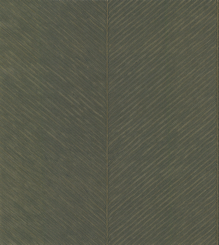 Palm Chevron Wallpaper by York Wallcoverings Earthy Tones Unpasted 0 - Fabric Carolina -