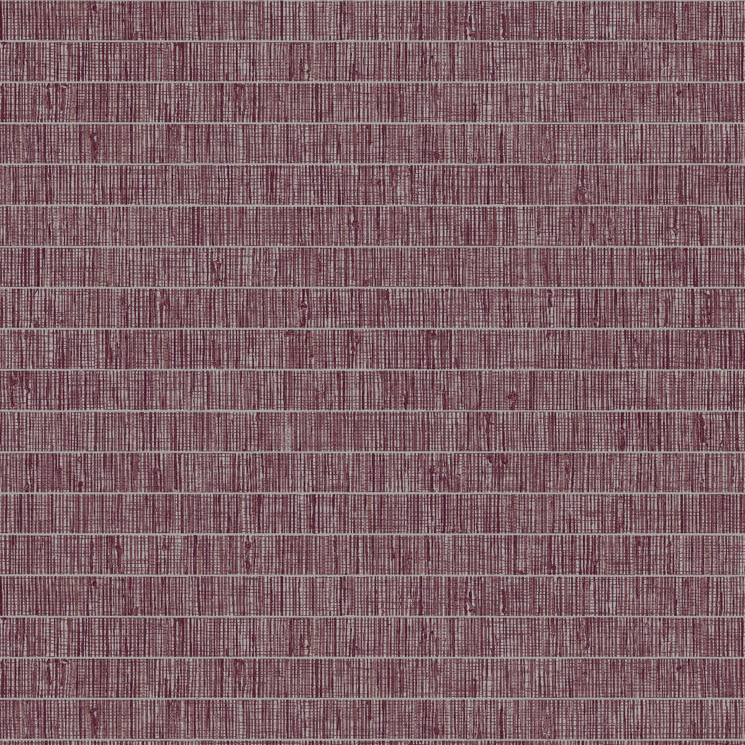 Blue Grass Band Pink Pomona TC70009 by Seabrook Designs Designer Wallpaper