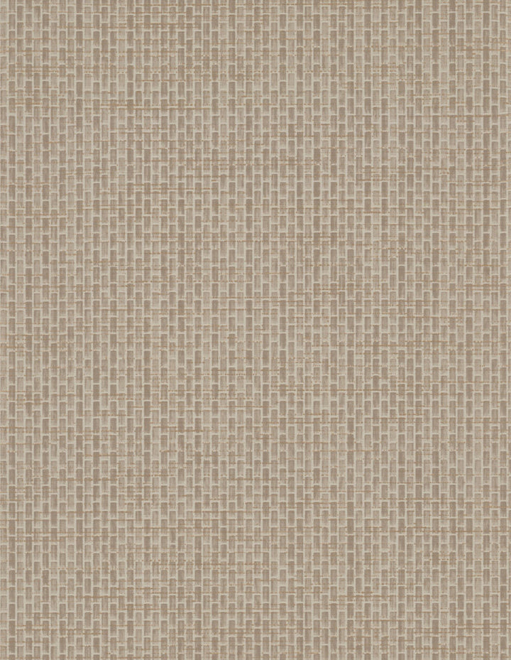 Petite Metro Tile Beige Wallpaper by York Wallcoverings Texture Digest Covers about 60.8 square feet 27-in by 27-ft long roll Unpasted 25.25 - Fabric Carolina -