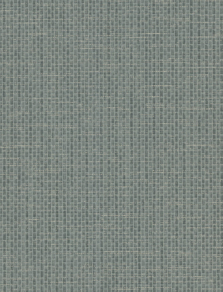Petite Metro Tile Blue Wallpaper by York Wallcoverings Texture Digest Covers about 60.8 square feet 27-in by 27-ft long roll Unpasted 25.25 - Fabric Carolina -