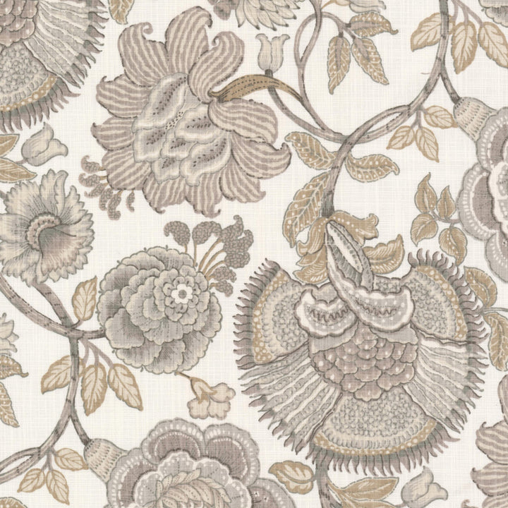 Teaparty 2 Dusk by Stout Fabric Stout Fabric Teaparty 2 DuskFabric Rainbow Library Almond/Granite 100%Cot Pakistan </p><p>Repeat: H: 13.5, V: 0 54 in - Fabric Carolina -
