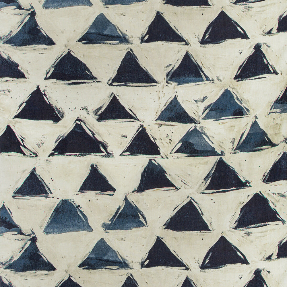 Teatrino Indigo by Kravet Couture Designer Fabric LINHERR HOLLINGSWORTH BOHEME II LINEN - 100% Austria MEDIUM Horizontal: 57.87 and Vertical: 44.8 57.87 - Swanky Fabrics -