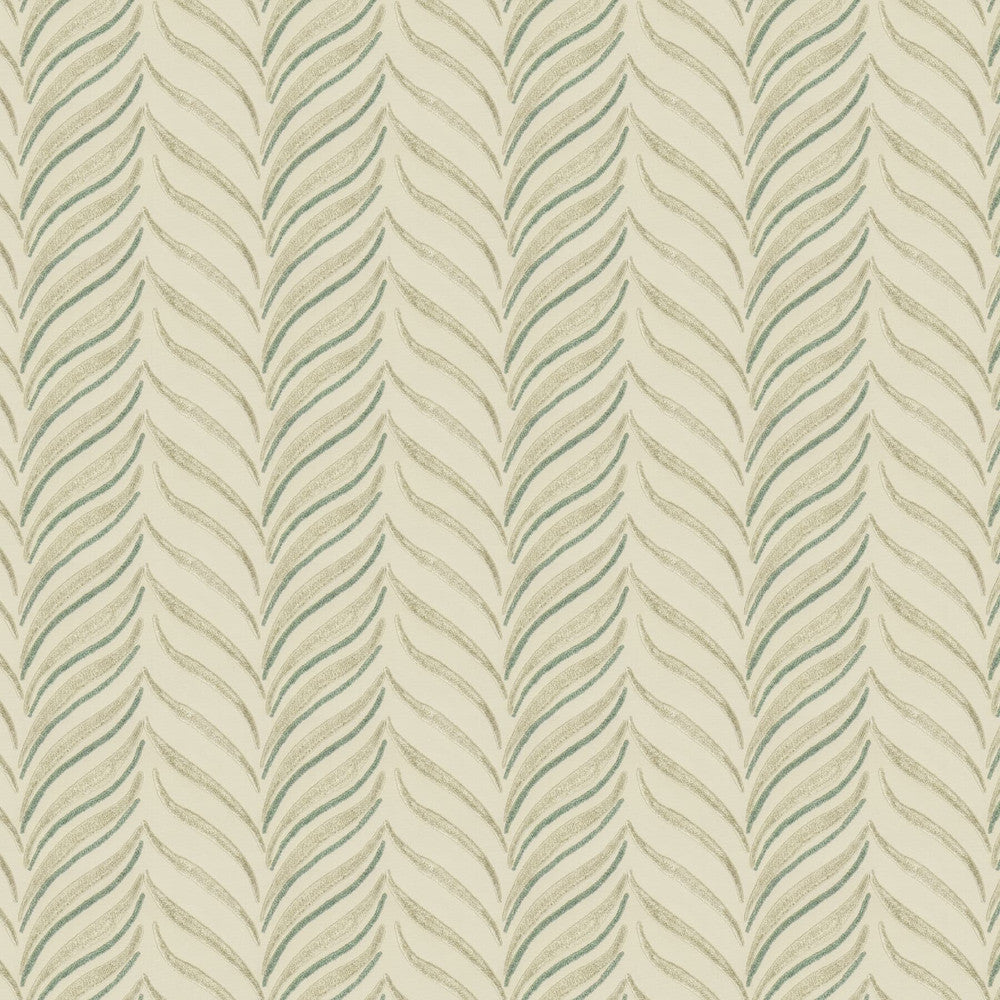 Teawagon 3 Seafoam by Stout Fabric RAINBOW LIBRARY SEASPRAY/ICECICLE 100%COT %BEMB INDIA Horizontal: 6.5 and Vertical: 4.125 51 in - Fabric Carolina -