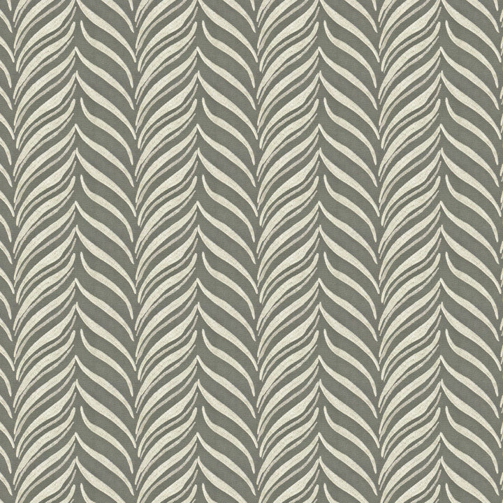 Teawagon 4 Charcoal by Stout Designer Fabric Rainbow Library Smoke/Charcoal 100% Cotton Embroidery INDIA Horizontal: 6.5 and Vertical: 4.125 51 in - Swanky Fabrics -