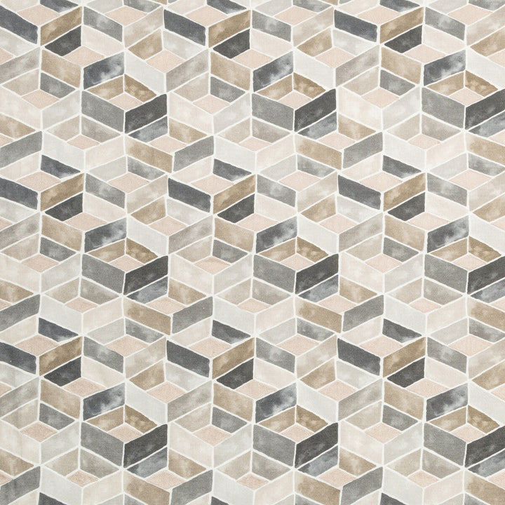 Tesserae Pewter by Kravet Couture Designer Fabric MODERN COLORS-SOJOURN COLLECTION LINEN - 77%;ACRYLIC - 23% India LIGHT Horizontal: 13.4 and Vertical: 13.2 53.5 - Swanky Fabrics -